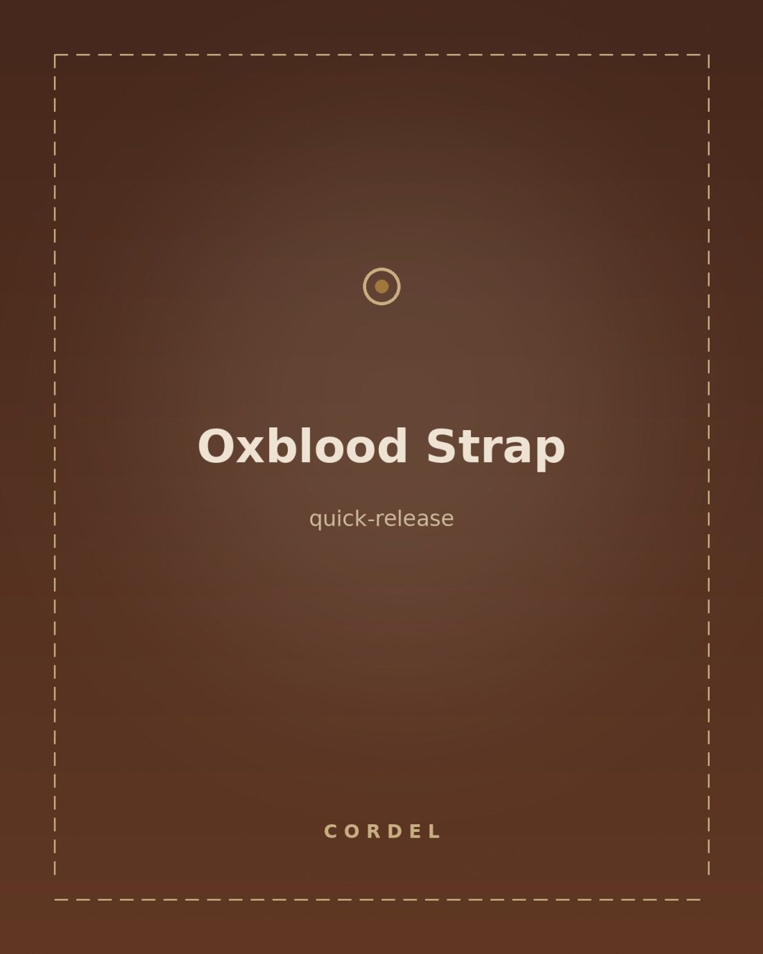 Oxblood Strap