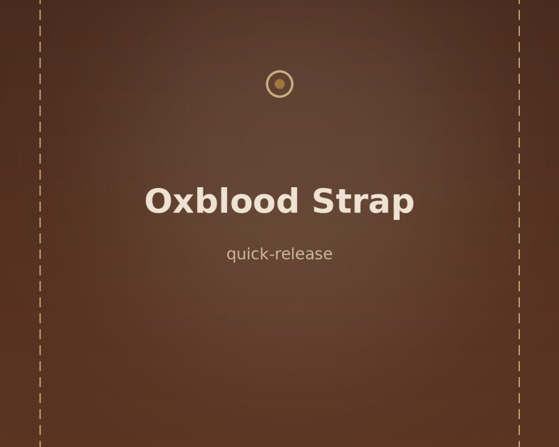 Oxblood Strap