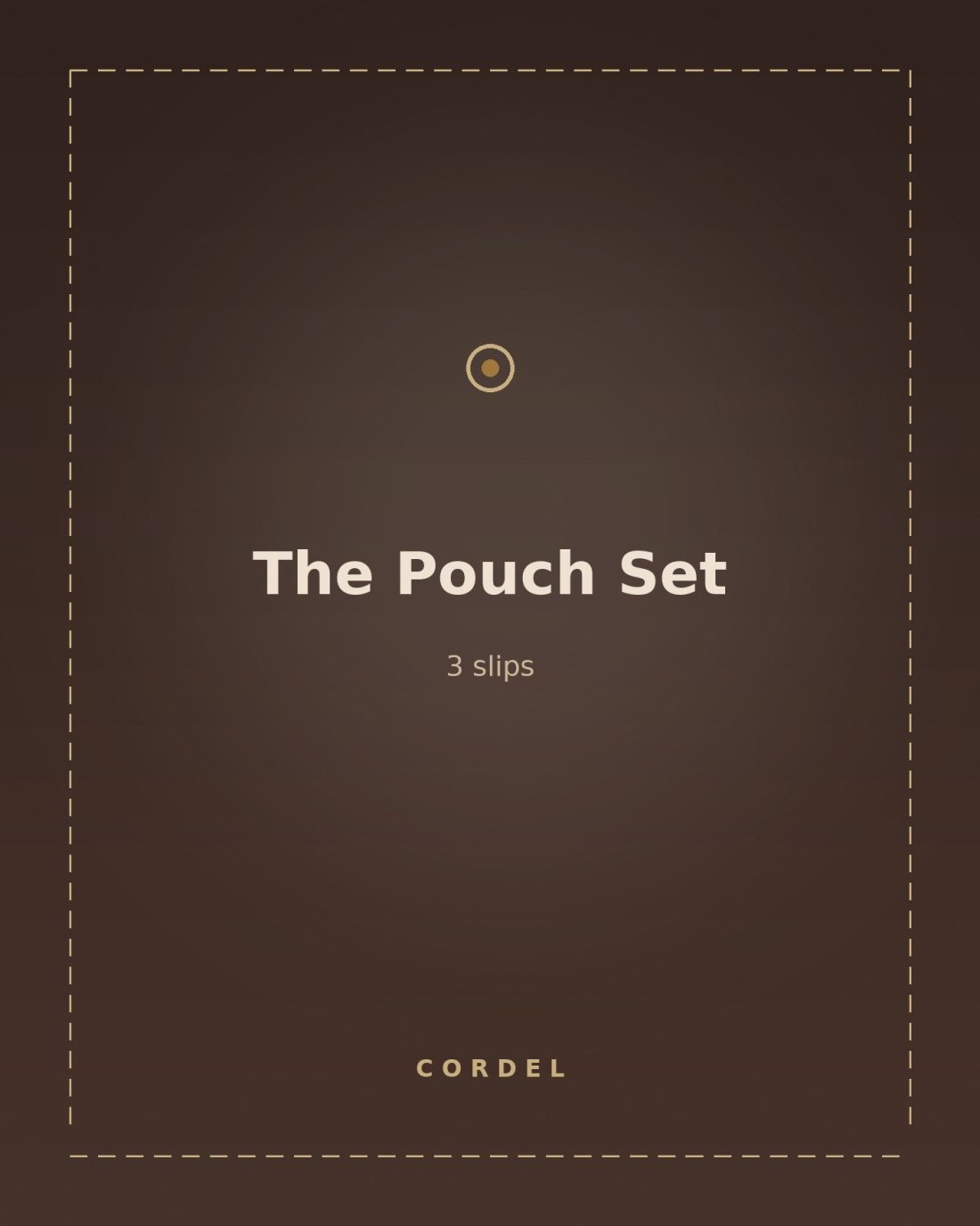 The Pouch Set
